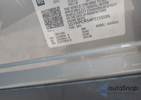 2023 Cadillac Xt6 Fwd Premium Luxury z USA, uszkodzony, nr VIN 1GYKPCRS4PZ155595